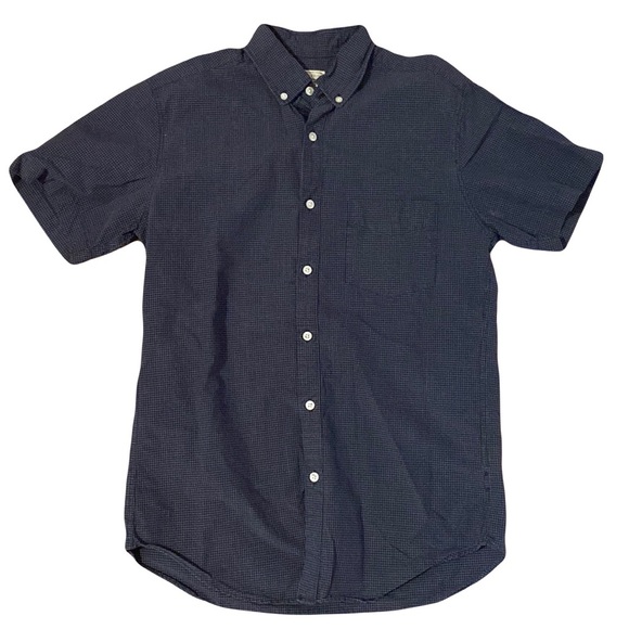 J. Crew Shirts J Crew Short Sleeve Button Down Oxford Shirt Navy